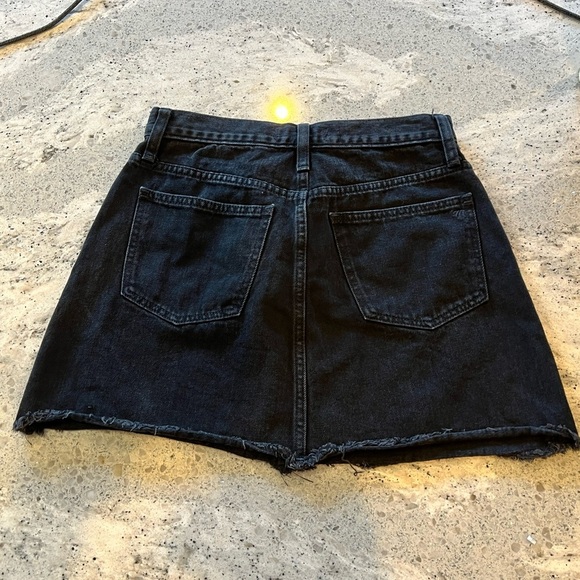 Madewell Black Denim Mini Skirt - Picture 3 of 3